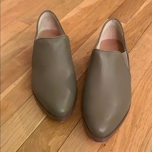 Maiden lane lex slip on shootie taupe leather 8